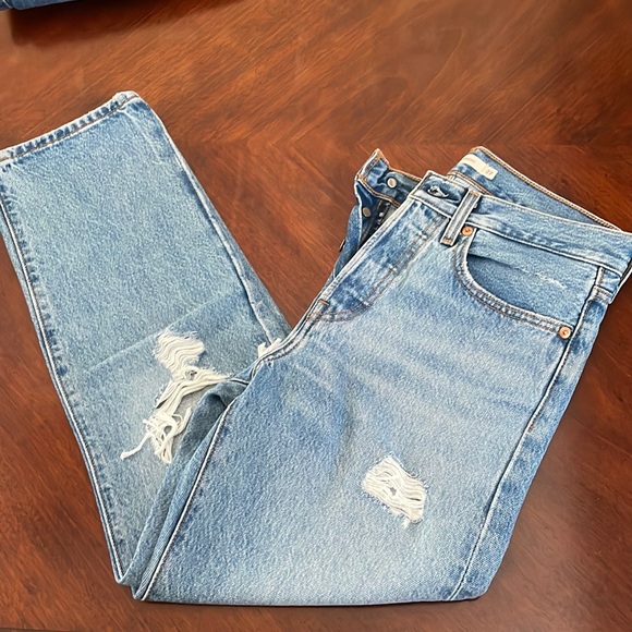 Levis premium wedgie straight ankle jeans size 27 - Picture 1 of 3